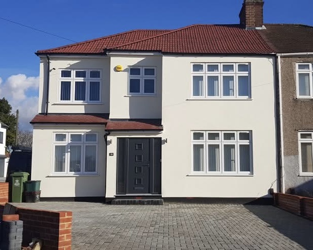 Front exterior after refurbishment