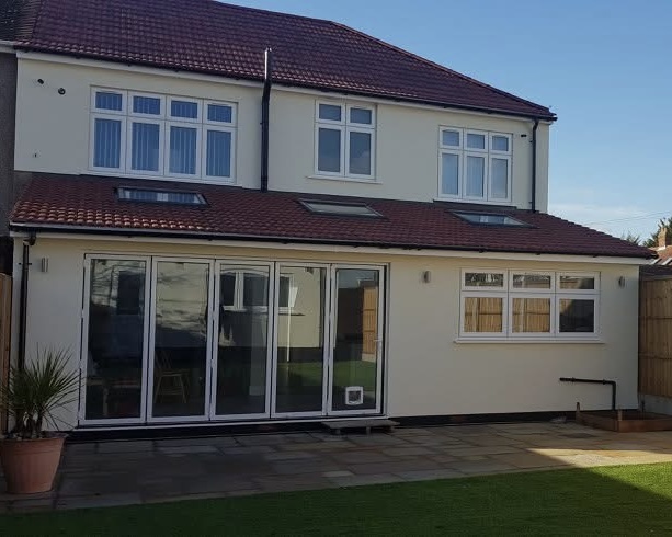 Rear exterior after refurbishment