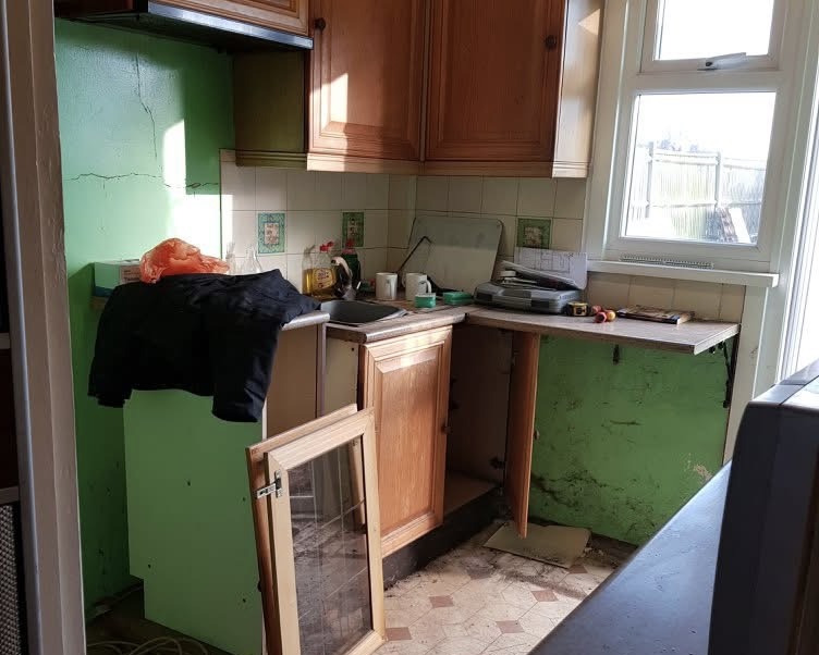 Kitchen before refurbishment